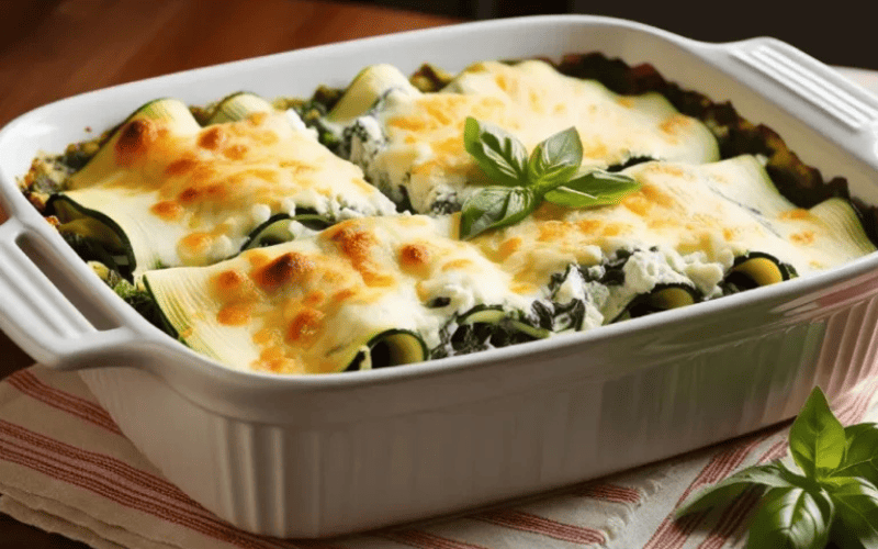 Lasanha de Espinafre e Ricota