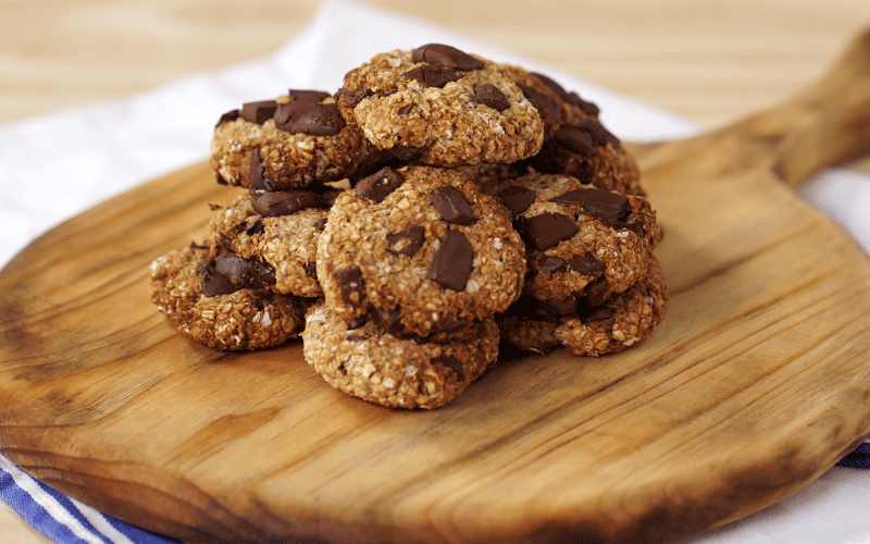 Cookies de Chocolate e Aveia
