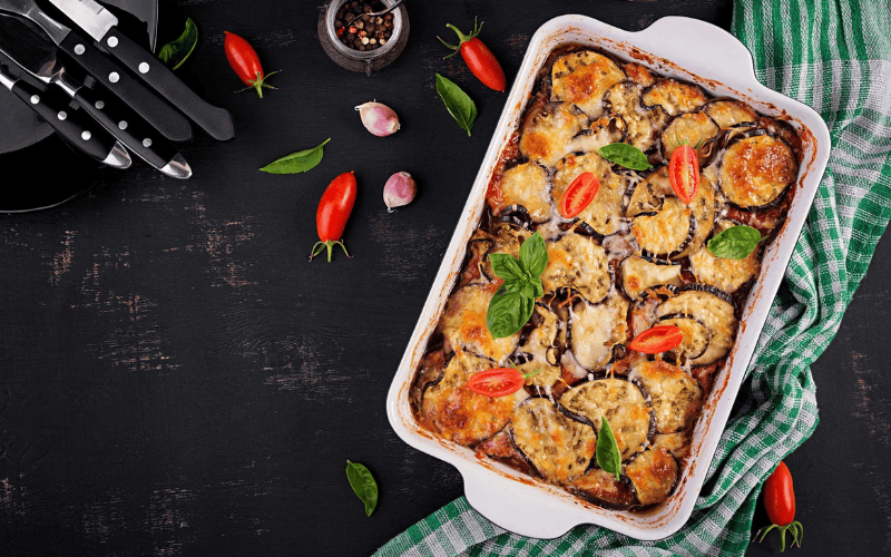 Lasanha de Berinjela e Queijo