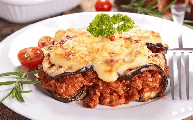 Lasanha de Berinjela e Queijo