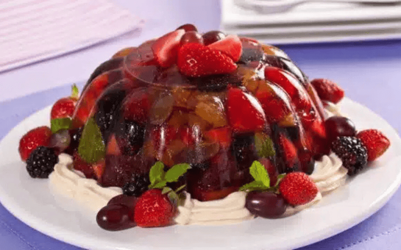 Gelatina com Frutas
